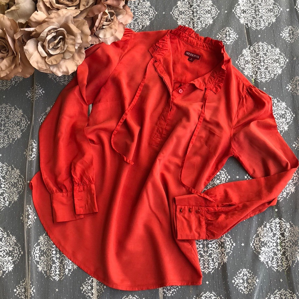 Merona silky blouse